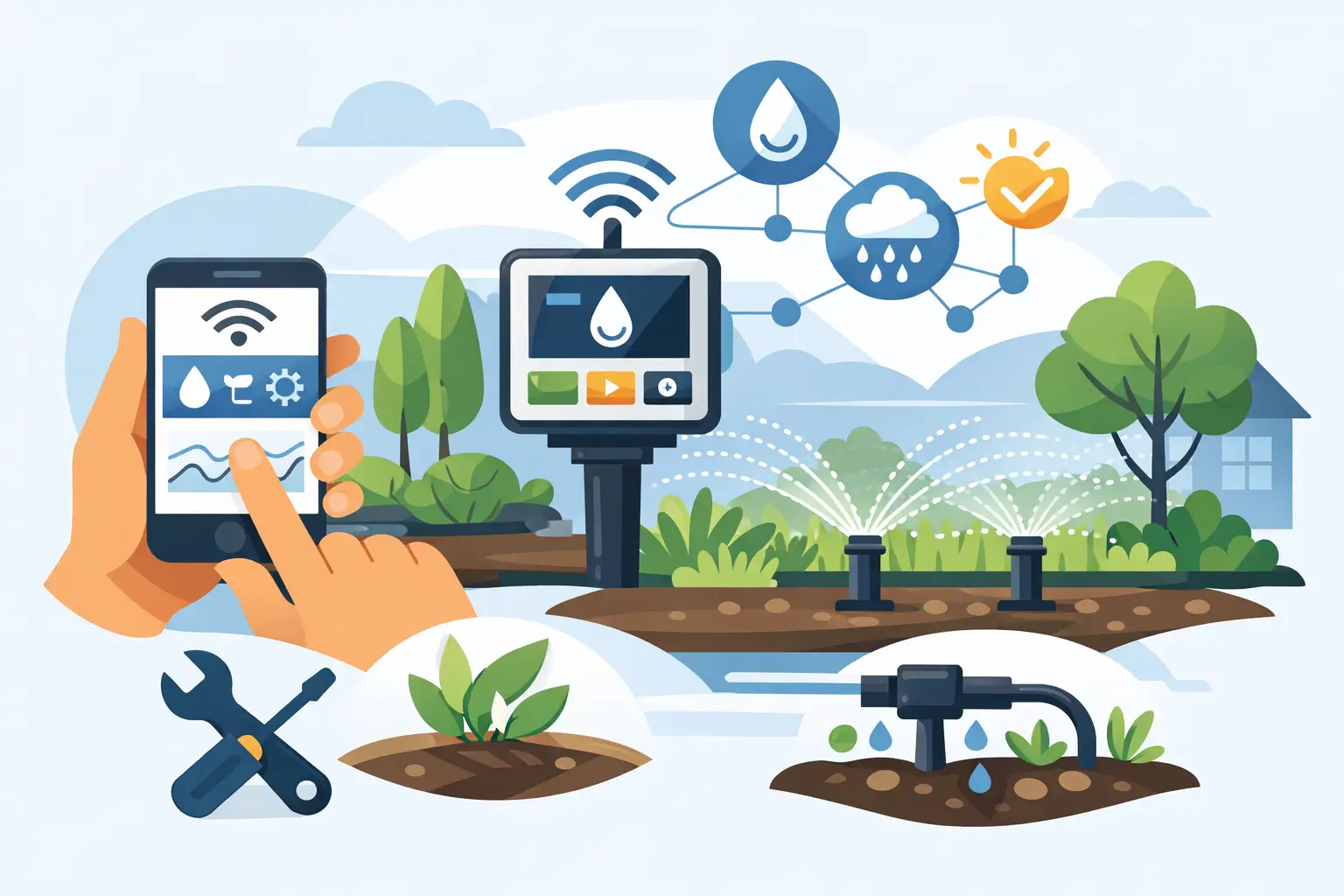 How to Install Smart Irrigation System