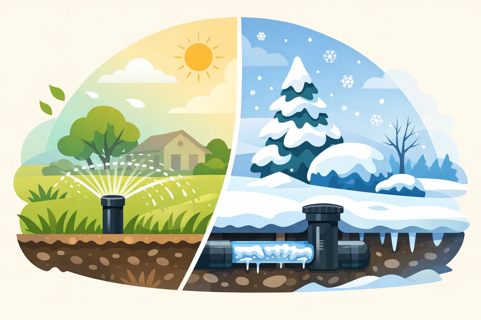 Is Sprinkler Blowout Necessary Before Winter?