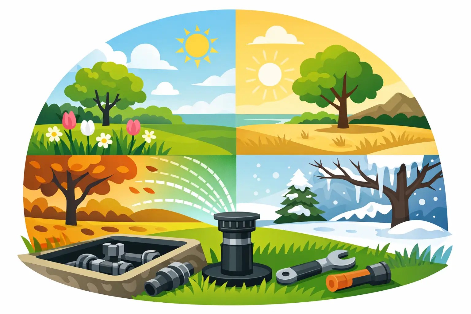 Seasonal Lawn Irrigation Maintenance That Works