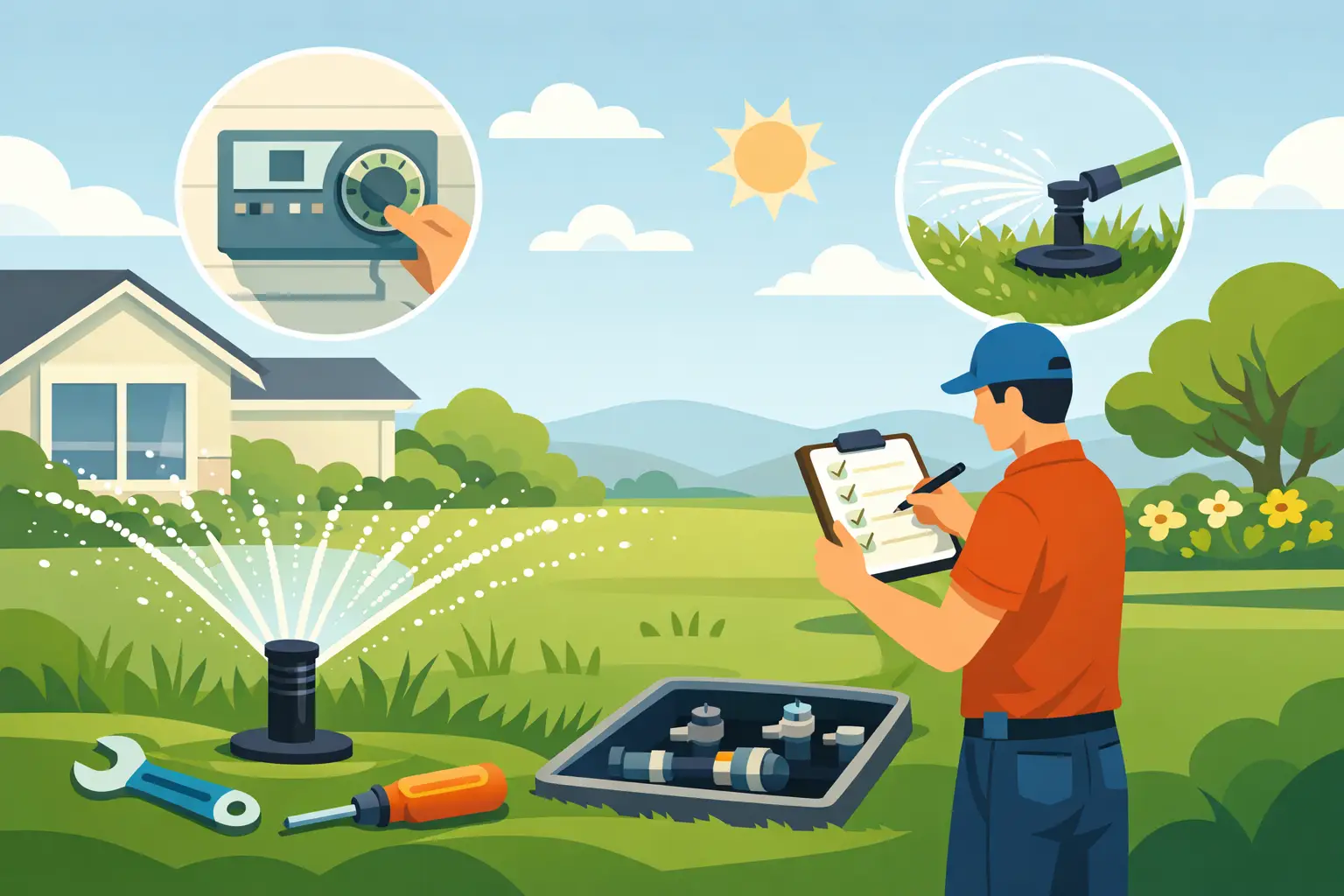 Spring Sprinkler Startup Checklist for Homeowners