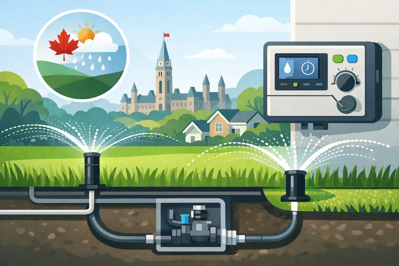 Automatic Watering System Guide for Ottawa Lawns