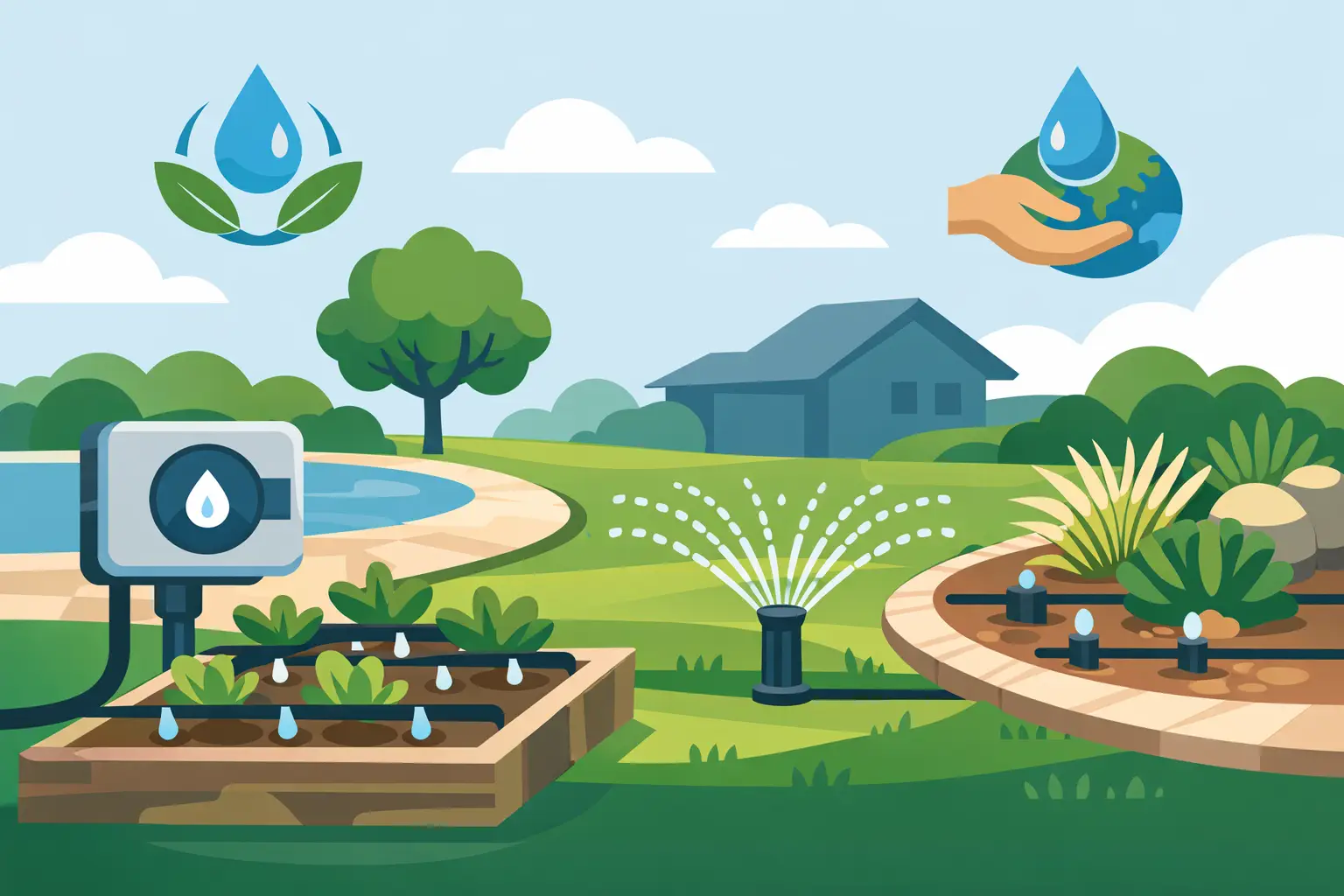 Backyard Irrigation Design Tips That Save Water