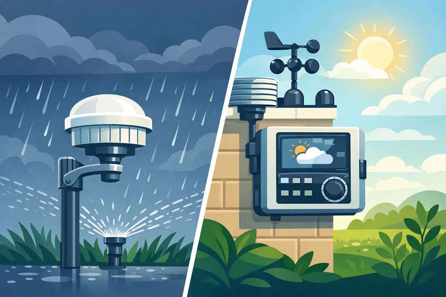 Rain Sensor Versus Weather Controller: Which Fits?